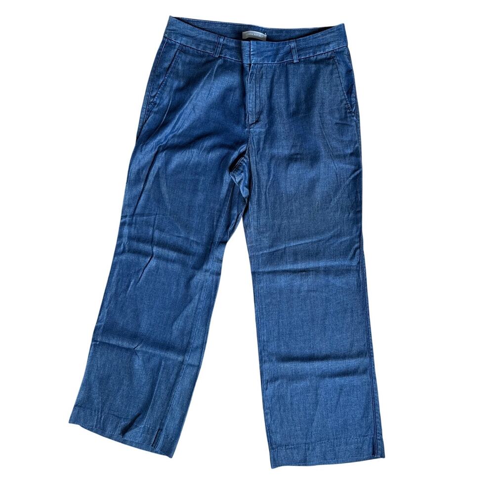 Banana Republic Trouser Jeans in Dark Blue Size 6 Short Lightweight